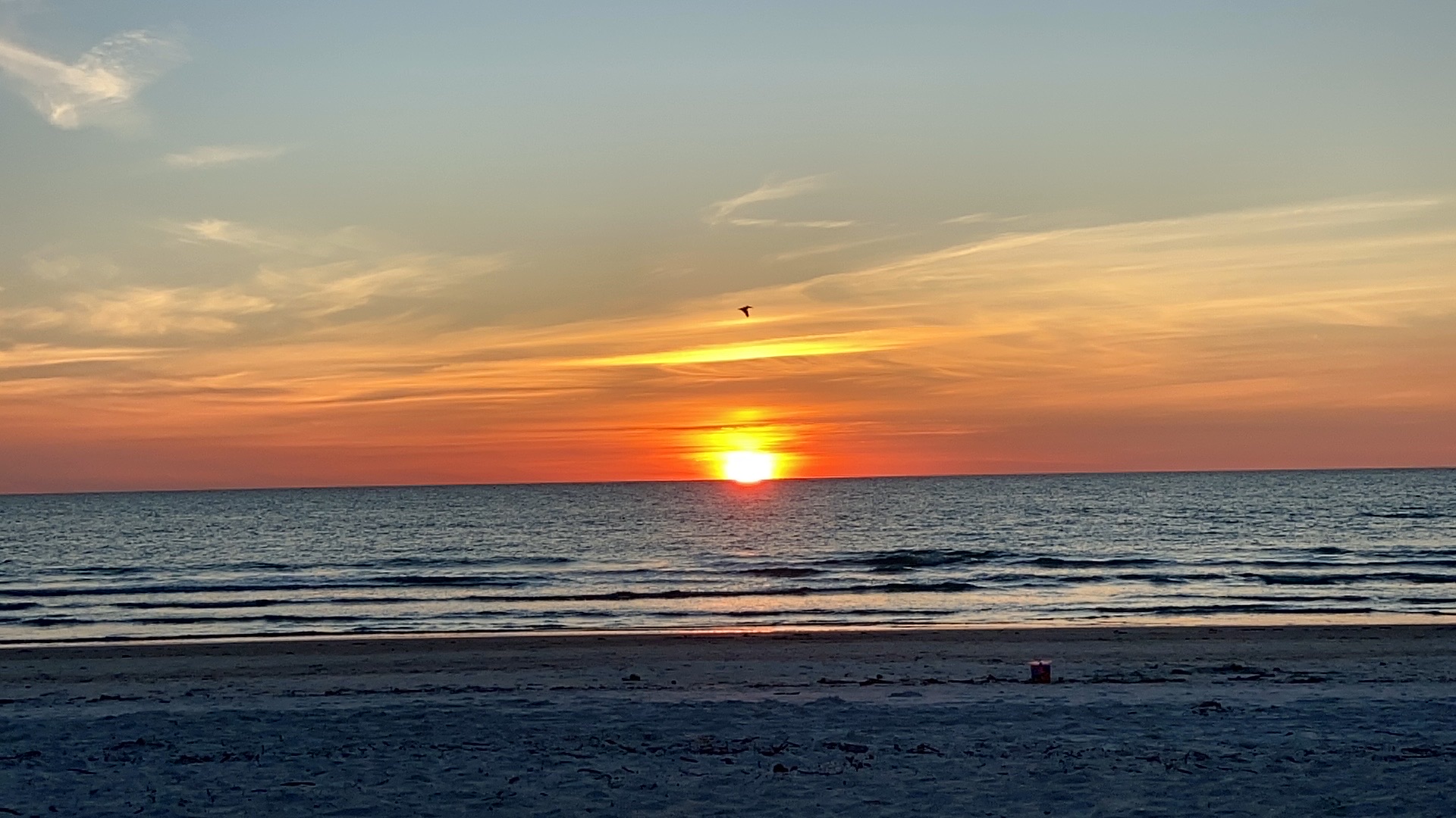 Sunset near Coral Cottage